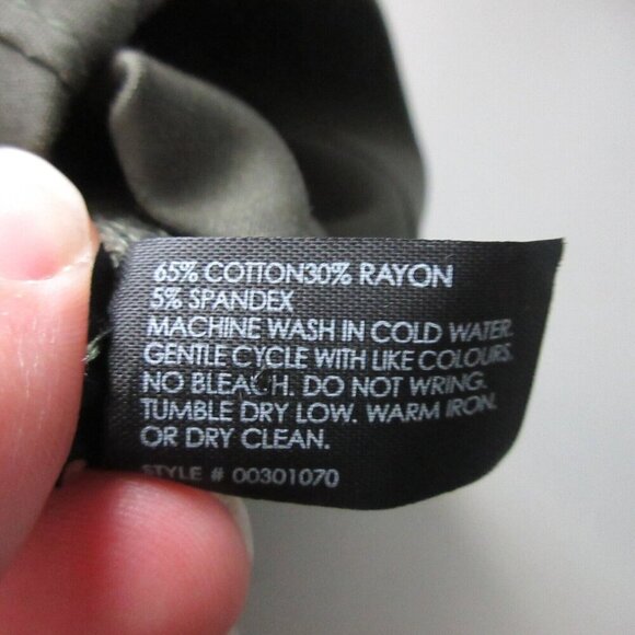 Club Monaco Laila Skirt Women Size 4 Military Olive Cargo Pockets Casual 252 - Picture 4 of 11